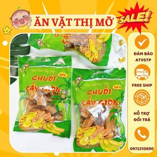 Gói chuối sấy giòn đặc sản Tây Bắc gói 100gr
