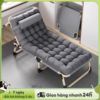 Woodland Giường gấp đa chức năng di động,Giường Xếp Điều Chỉnh Được Độ Ngả Khung Thép Sơn Tĩnh Điện