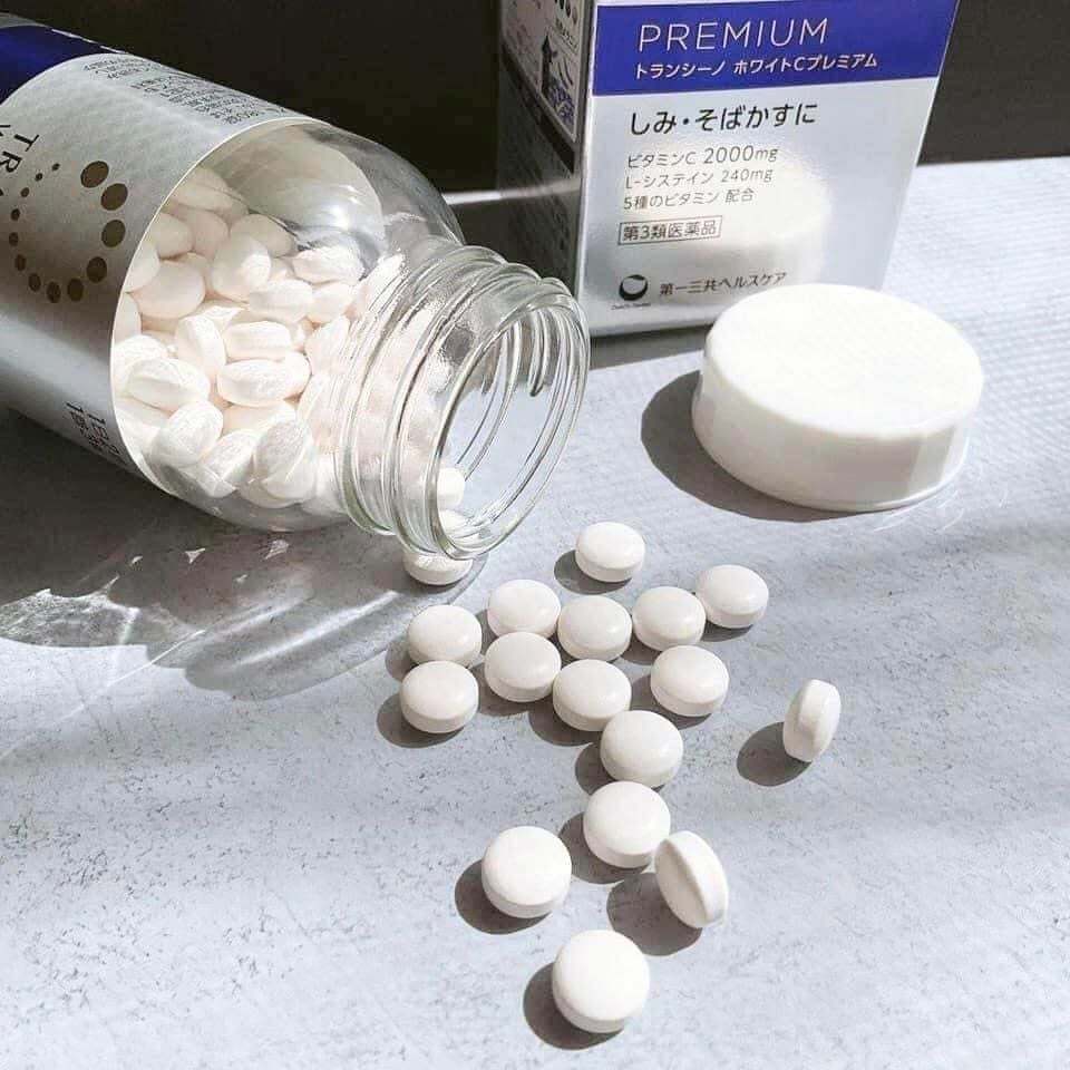 Viên Uống Trắng Da Transino Nhật Bản 180 Viên Giúp Sáng Da, Mờ Tàn Nhang - White C Clear Nội Địa Nhật Bản