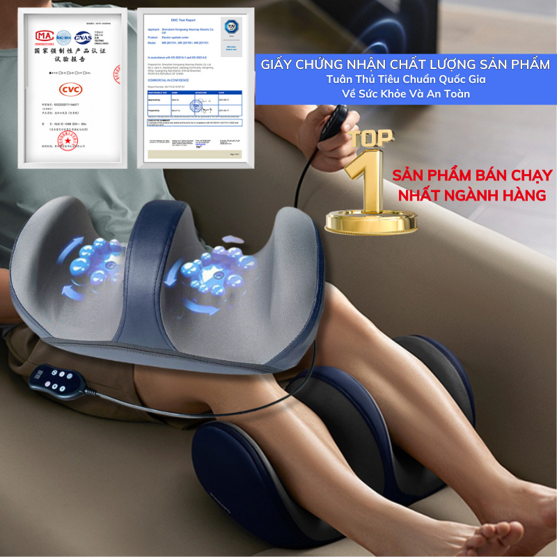 Máy Massage Chân Bấm Huyệt DELADEP Cao Cấp 3 Chế Độ Xoa Bóp Bàn Chân Tự Động MSC02
