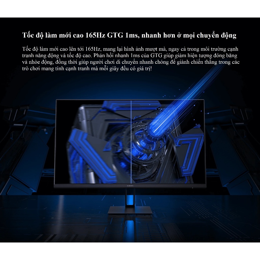 Màn hình Gaming Xiaomi G27i EU 27'' 165Hz FHD IPS 1ms 99% sRGB VESA | Hàng Chính Hãng | Bảo Hành 12 Tháng | BigBuy360 - bigbuy360.vn