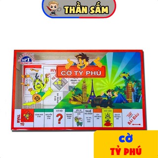 [Hugo Lớn] Bộ Cờ Tỷ Phú Tỉ Phú Loại Lớn 40cm Đẹp Bản Hugo Dễ Thương Đồ Chơi Trẻ Em Giải Trí