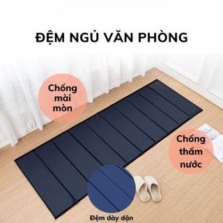Đệm ngủ văn phòng tina nệm văn phòng gấp gọn 70x190cm loại dày 1.5cm sử dụng ngủ trưa, đi du lịch - nệm ngủ văn phòng