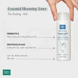 Toner dưỡng ẩm Martiderm essentials blooming 200ml
