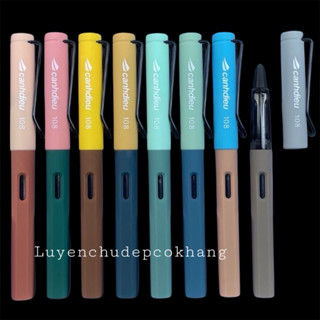 Bút máy Cánh Diều 108 ngòi lá tre không rỉ bút nét thanh đậm bút luyện viết chữ đẹp bút viết calligraphy bút mực