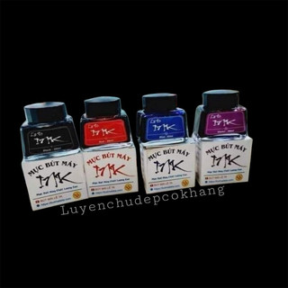 Mực bút máy Mực Ink nhanh khô Lêta ⚡ CHẤT LƯỢNG CAO ⚡ lọ mực bút máy viết trên đều, không nhòe, không cặn 30ml