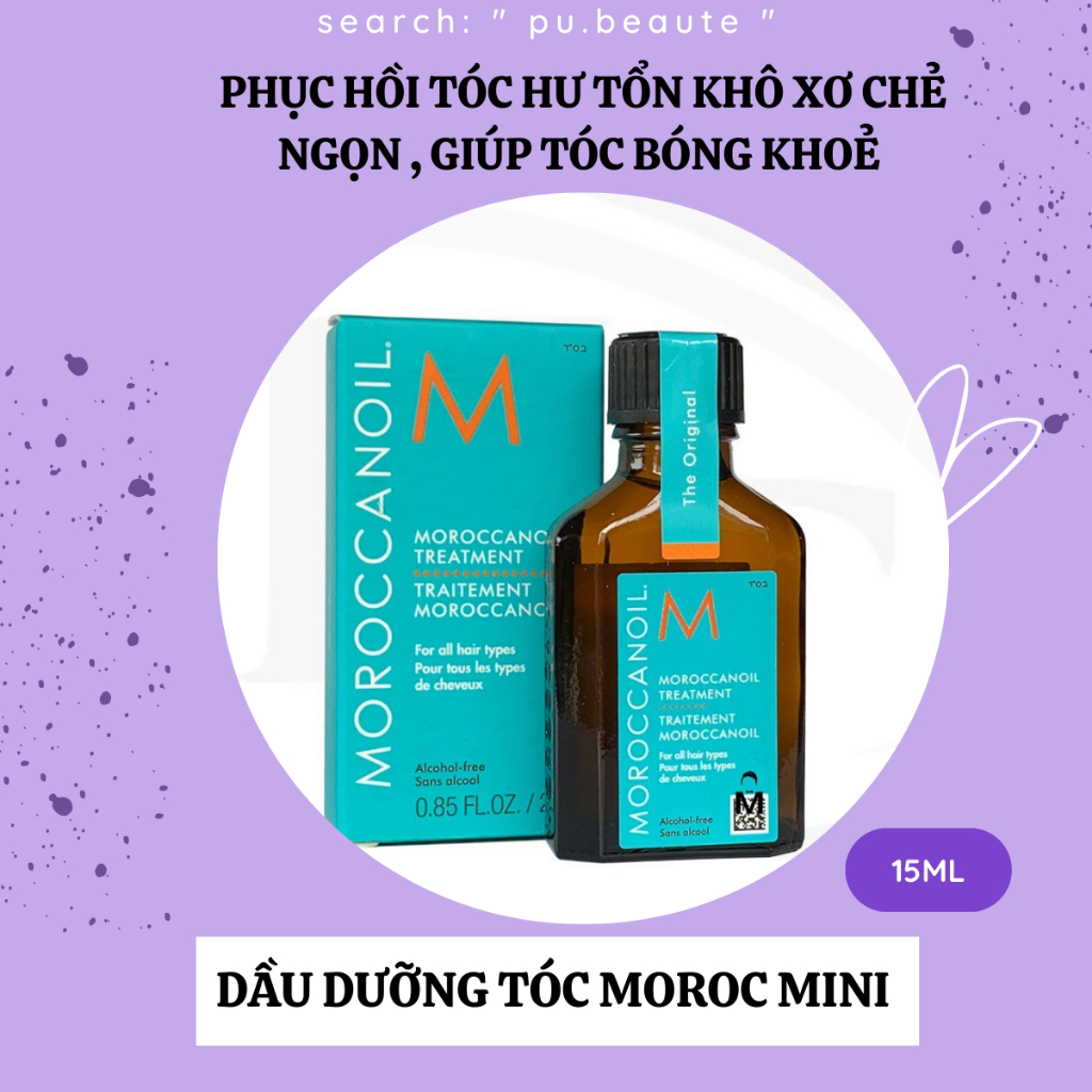 DẦU DƯỠNG TÓC MOROC MINI 15ML