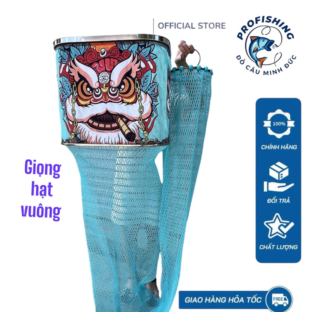 Rọng đựng cá, rọng hạt vuông , rọng hạt, lưới tráng cao su 45x3m