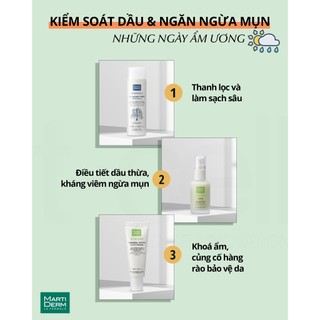 Toner 1% BHA martiderm essentials balancing toner làm sạch da