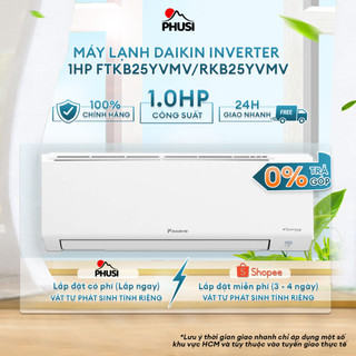 Ftkb25yvmv máy lạnh daikin inverter 1hp ftkb25yvmv/rkb25yvmv