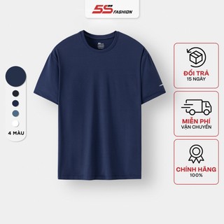 [HĐ 399K TẶNG SỊP] Áo Thun Nam Thể Thao 5S FASHION Phom Regular Mát, Nhẹ,Co Giãn Tốt, Thoải Mái (ATS24037)
