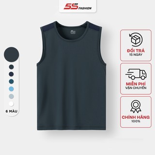 [HĐ 399K TẶNG SỊP] Áo Sát Nách 5S FASHION, Chất Thun Lạnh, Nhẹ, Mát, Can Phối Thể Thao, Khỏe Khoắn (ASN24004)