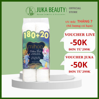 Bông Tẩy Trang Mihoo Cotton Pads 200 Miếng