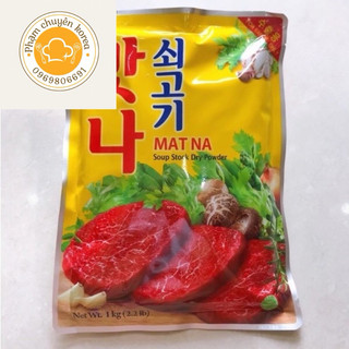 Hạt nêm bò Hàn Quốc matna/ bột nêm bò túi 1kg