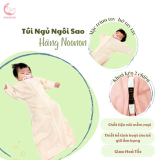 XẢ KHO: TÚI NGỦ NGÔI SAO TRÙM TAY - NHỘNG CHŨN CÓ TAY ÁO VẢI HÈ THU ĐÔNG CHO BÉ NGỦ NGON