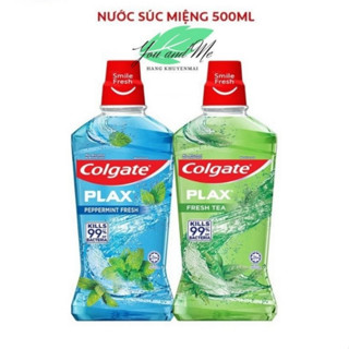 (500ml) Nước súc miệng Colgate Plax bạc hà/ trà xanh/ than hoạt tính