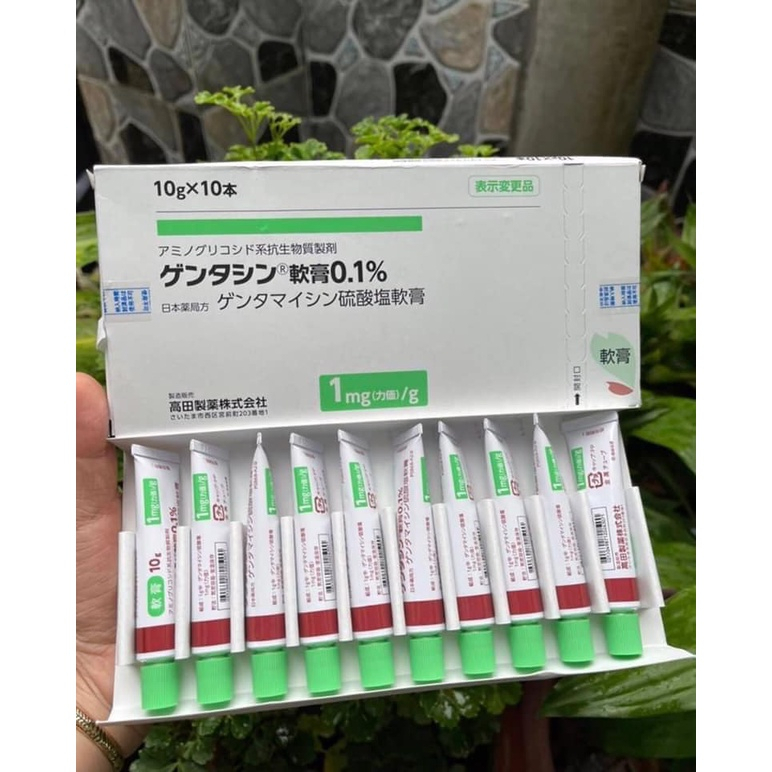 Kem Mờ Sẹo Gentacin Nhật Bản, Kem Giúp Làm Mờ Vết Sẹo Lồi, Sẹo Lõm - 1 Tuýp 10gr