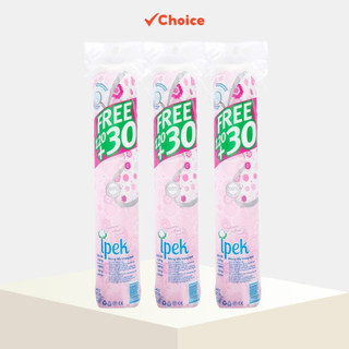 Combo 3 Bông tẩy trang ipek thổ nhĩ kì 130 miếng TR1-14594-18 (1 gói/100+30 miếng)