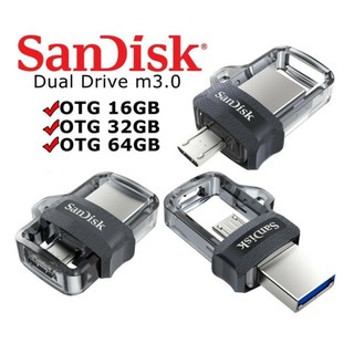 Usb 3.0 sandisk ultra dual drive m3.0 16gb/32gb/64gb