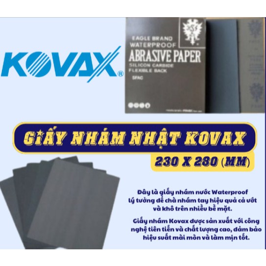 Giấy Nhám Nước Kovax Nhật