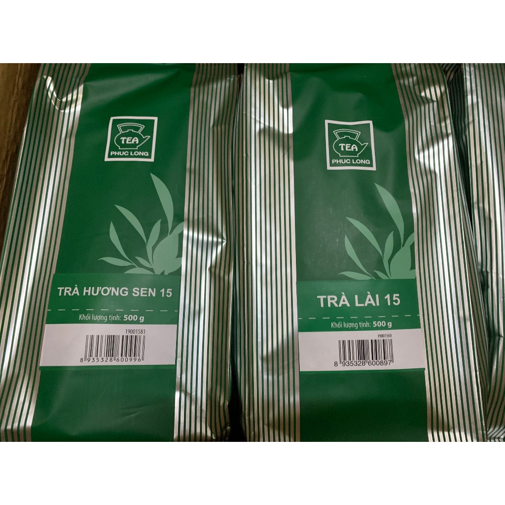 Trà Xanh 15 / Lài 15 / Hương Sen 15 Phúc long 500gr