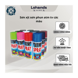 Sơn xịt sơn phun sơn lắc atm tv các màu sắc bền đẹp Lohandstore