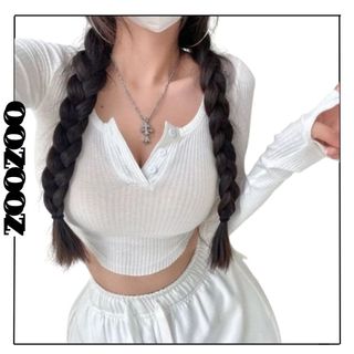 Áo croptop RIO nữ tay dài thun gân cao cấp ôm body vuasivuare