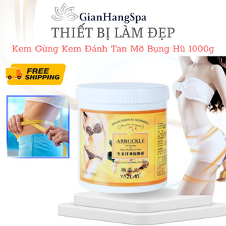 Kem gừng kem đánh tan mỡ bụng hũ 1000g