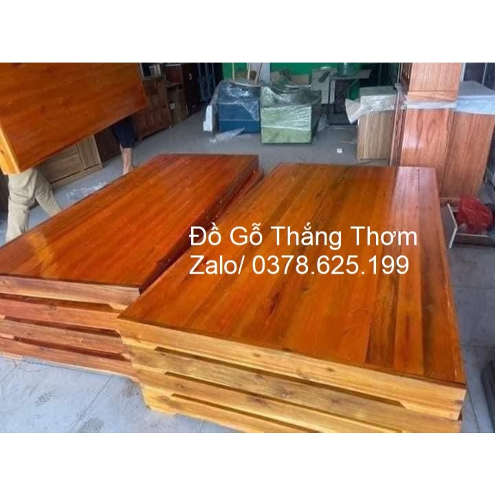 giường phản gỗ xoan đào 2mx2m2