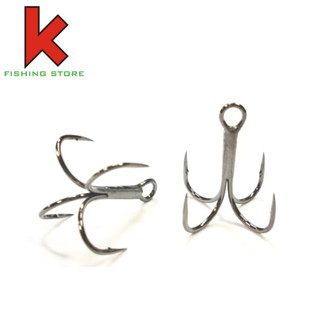 Lưỡi 4 tiêu săn hàng không rỉ sét 4 ngạnh decoy x-s51 giữ cá tốt #2 #4 #6 #10