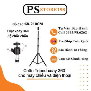 [XOAY 360 ] Chân tripod máy chiếu xoay 360 độ - Tripod giá đỡ máy chiếu ,điện thoại dưới 1.5kg