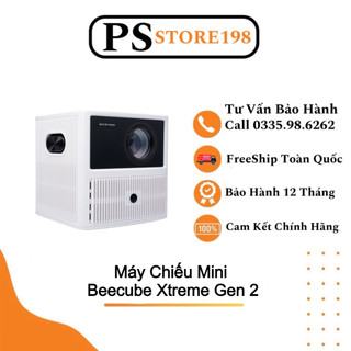 Máy chiếu BEECUBE XTREME GEN 2  FULL HD 1080+ độ sáng 850 ansi tặng giá đỡ và màn chiếu giá 700k