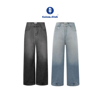  Calem Club - Quần jeans dài túi ngược UPSIDE DOWN ống rộng form cạp thấp unisex 