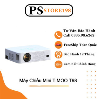 Máy Chiếu Phim TIMOO-T98 Full HD Android 9.0 Độ Sáng Lên Tới 6000Lumens Mang Cả Rạp Phim Về Nhà