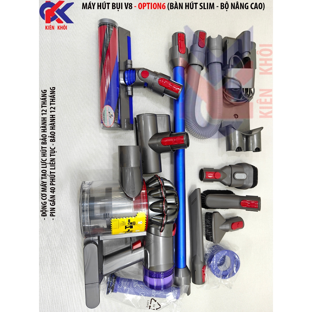 Máy hút bụi Dyson V8 Slim, V8 Fluffy, V8 Animal, V8 Absolute Hàng Used