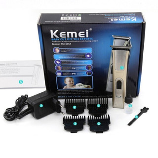 Tông đơ cắt tóc xạc pin kemei 5017 _ss