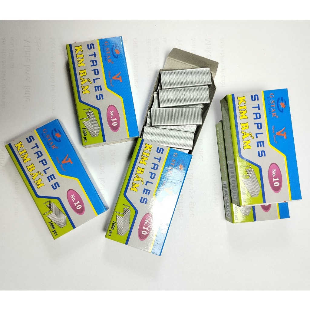 Lốc 20 hộp kim bấm No.10 G-star - Sản phẩm chính hãng G-star