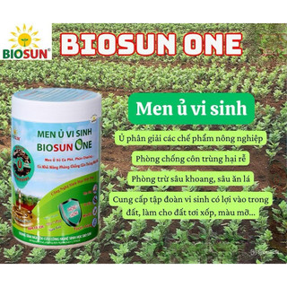 Men vi sinh, men ủ phân hữu cơ chống côn trùng, men ủ vi sinh diệt khuẩn Biosun One sinh học giữ ẩm