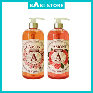 Sữa tắm, sữa dưỡng thể lamont, l'amont en provence shower gel các loại hương tùy chọn lẻ - babistore