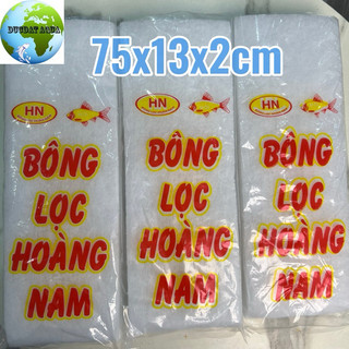 Bông lọc, miếng lọc hồ cá hoàng nam kích thước 75x13x2cm cao cấp