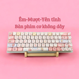 Bàn phím cơ bluetooth, êm và yên tĩnh Esonne K68min, có hỗ trợ hotswap, pin sạc, bàn phím bluetooth