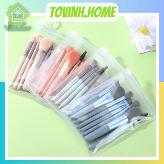 Bộ cọ trang điểm sét 8 cọ đánh phấn trang điểm kèm túi khóa kéo GDTV