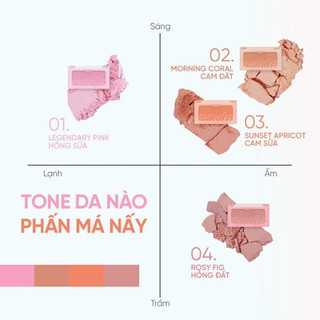 Phấn Má Hồng Mịn Lì  Code Glokolor Mood Touch Blusher