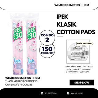Bông Tẩy Trang Ipek Klasik Cotton Pads (150 Miếng)