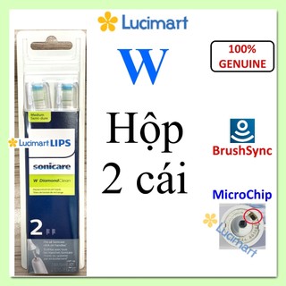 [Mã COSBAUH3 giảm 8% đơn 300K] Đầu bàn chải điện Philips Sonicare W Diamond Clean [Hàng Mỹ]