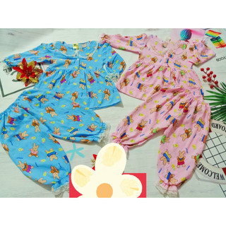 (3 bộ 3 màu 3 họa tiết khác nhau) Combo 3 Bộ Tay Dài Xốp Gạo Bé (7-17kg)