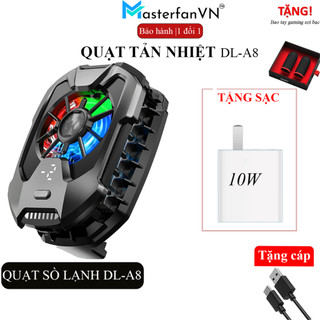Quạt tản nhiệt điện thoại DLA7 | DLA8 - Siêu lạnh, đệm chống xước silicone, LED