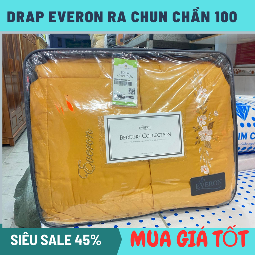 Bộ Drap chun chần EVERON MDSC100