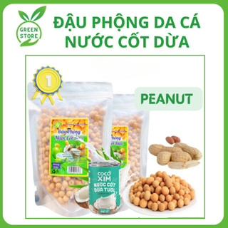 Đậu phộng da cá, đậu phộng nước cốt dừa, đậu phộng cốt dừa giòn tan 500 gram, 1kg siêu ngon