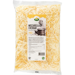 Phô mai mozzarella mix cheddar cheese arla túi 1kg - arla mozzarella & red cheddar cheese